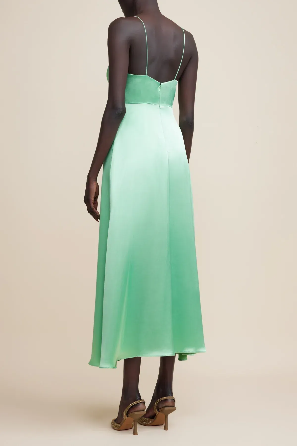 Acler Borradale Dress Mantis Green Size 10 - Image 2