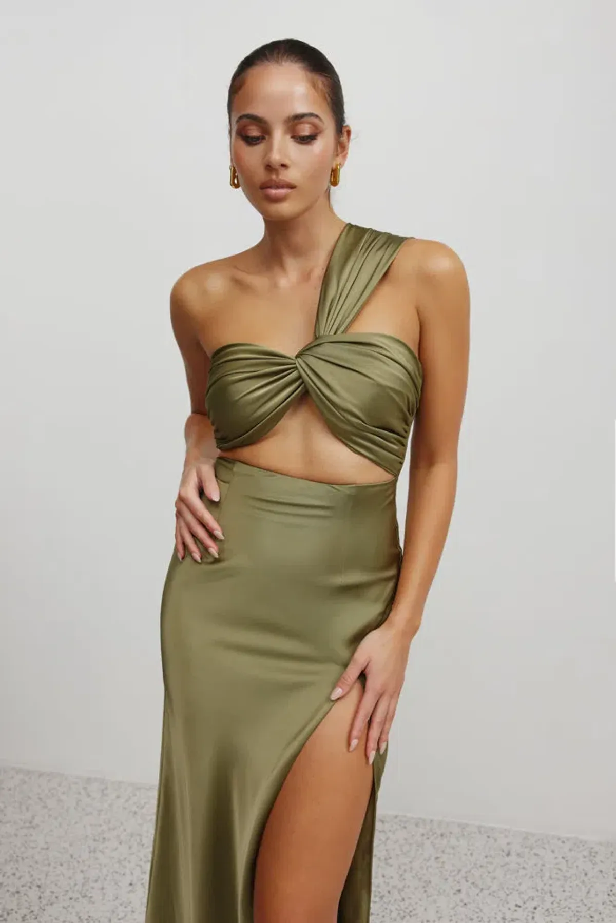 Lexi Josefina Dress Moss Size 10  - Image 3