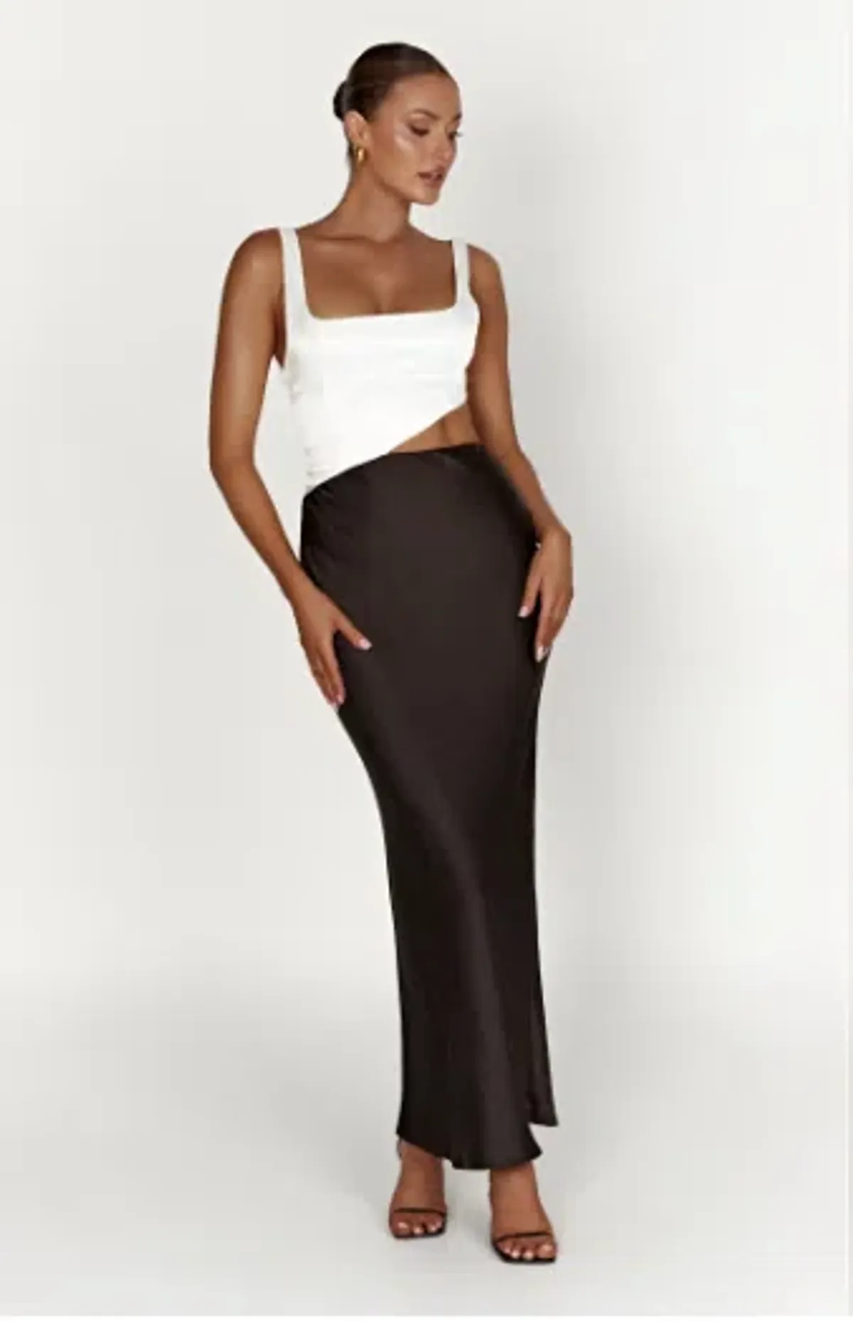 MESHKI Gianna Two Toned Maxi Dress Size M/Au 10 - Image 1