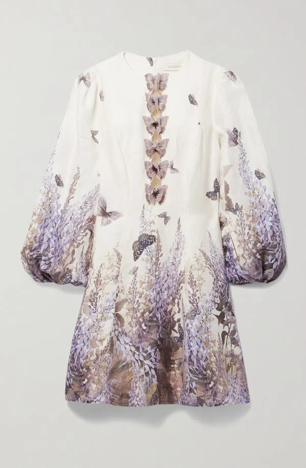 Zimmermann Luminous Butterfly Mini Dress Wild Botanica Size 0/8 - Image 3