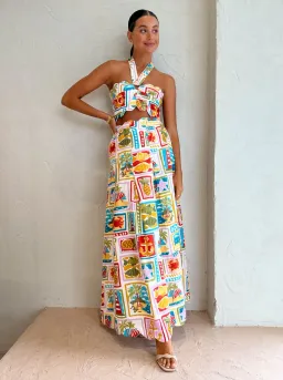 By Nicola Sea Change Set Multi Print Size 6 for rent on The Volte - image 1