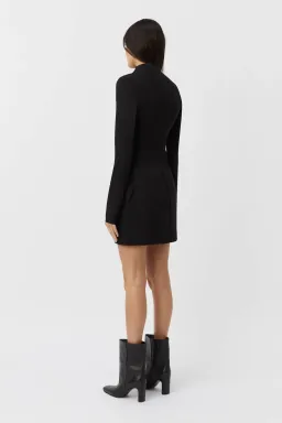 Camilla and Marc Ilona Long Sleeve Mini Dress Black Size 12 for rent on The Volte - image 3