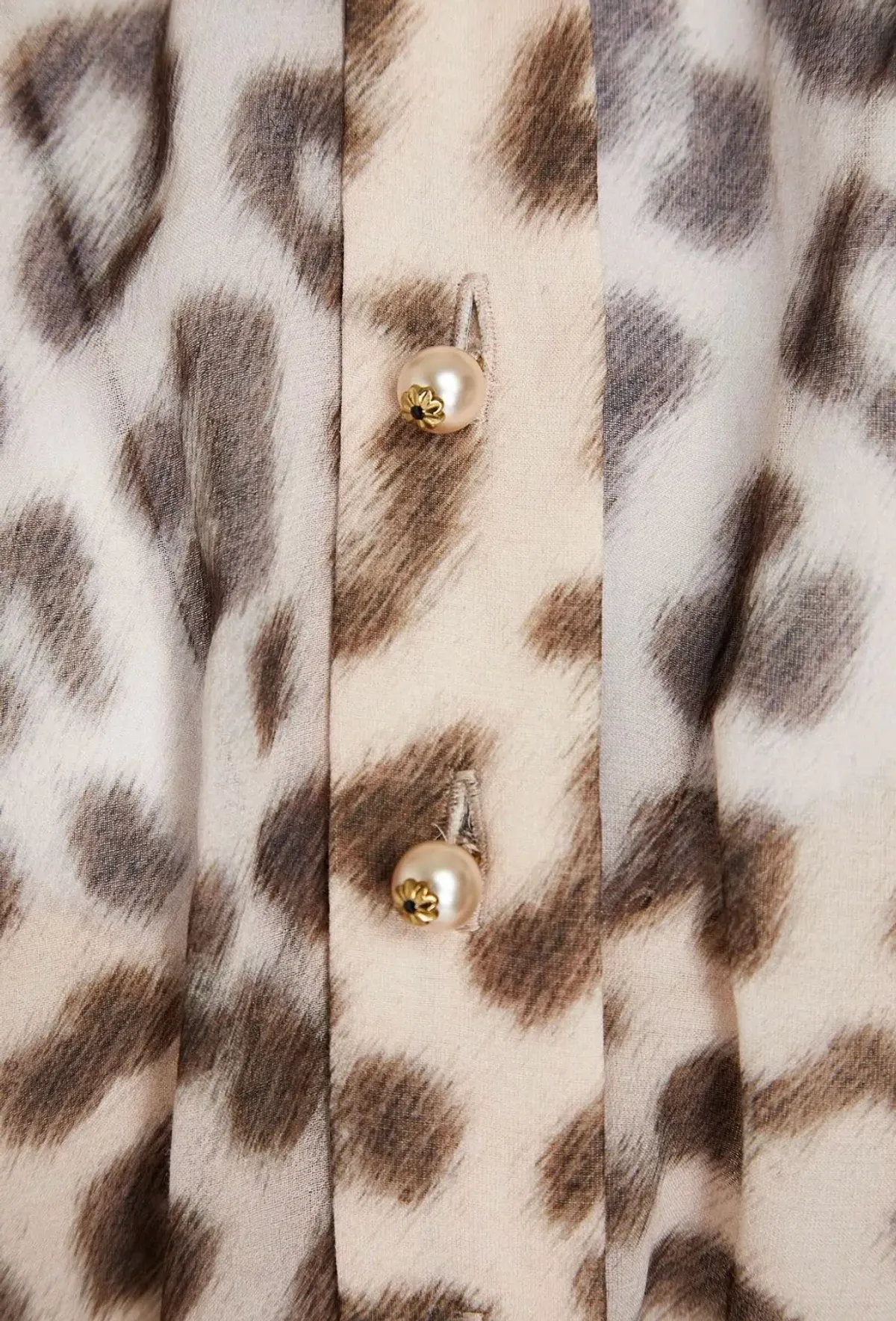 Zimmermann Gathered Cotton and Silk Blend Mini Dress Leopard Print Size 0P / AU 6 - Image 3