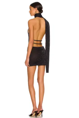 Aya Muse Bari Mini Dress Midnight Size 6 for rent on The Volte - image 3