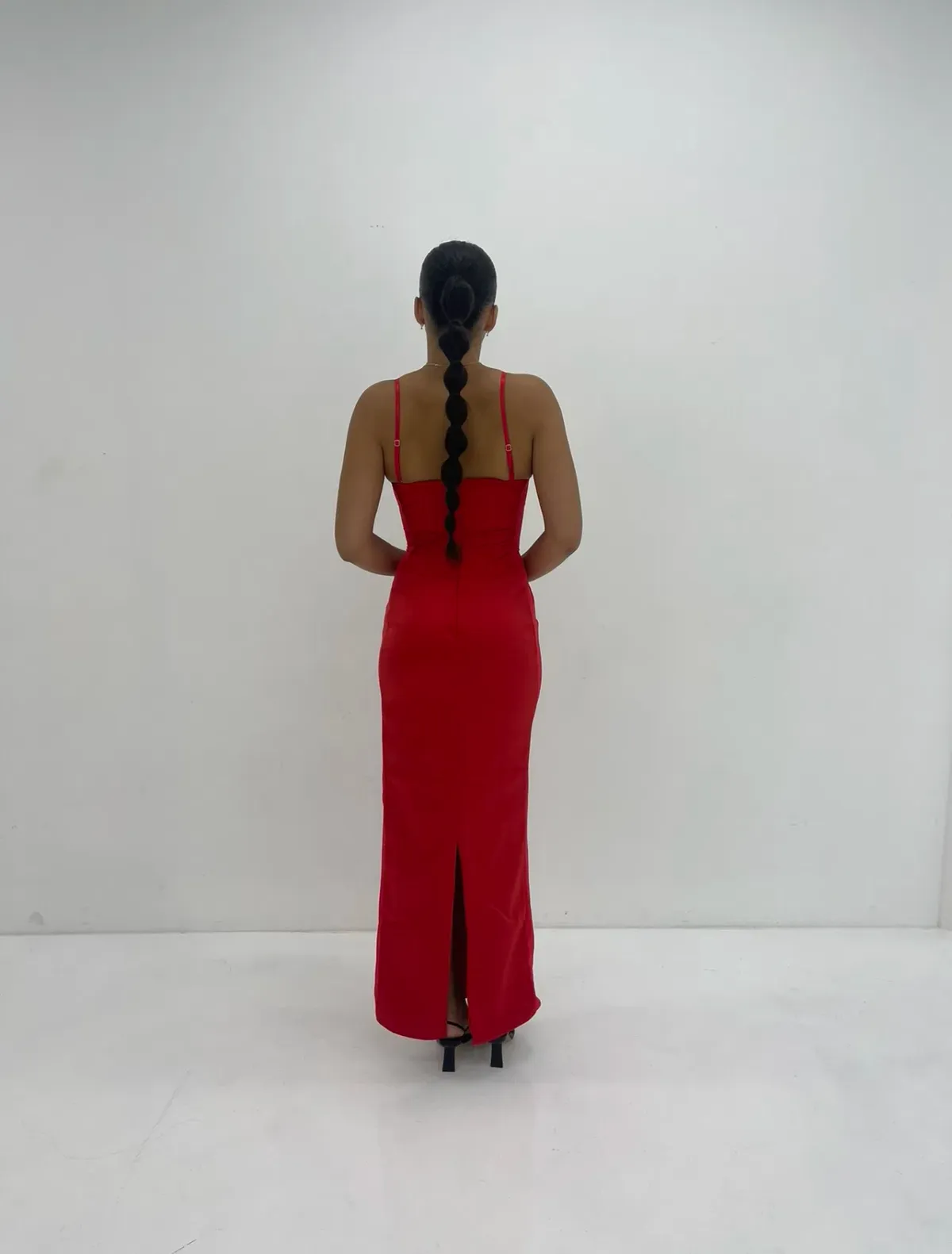 House of CB Shani Gown Red Size Small/Au 8 - Image 3