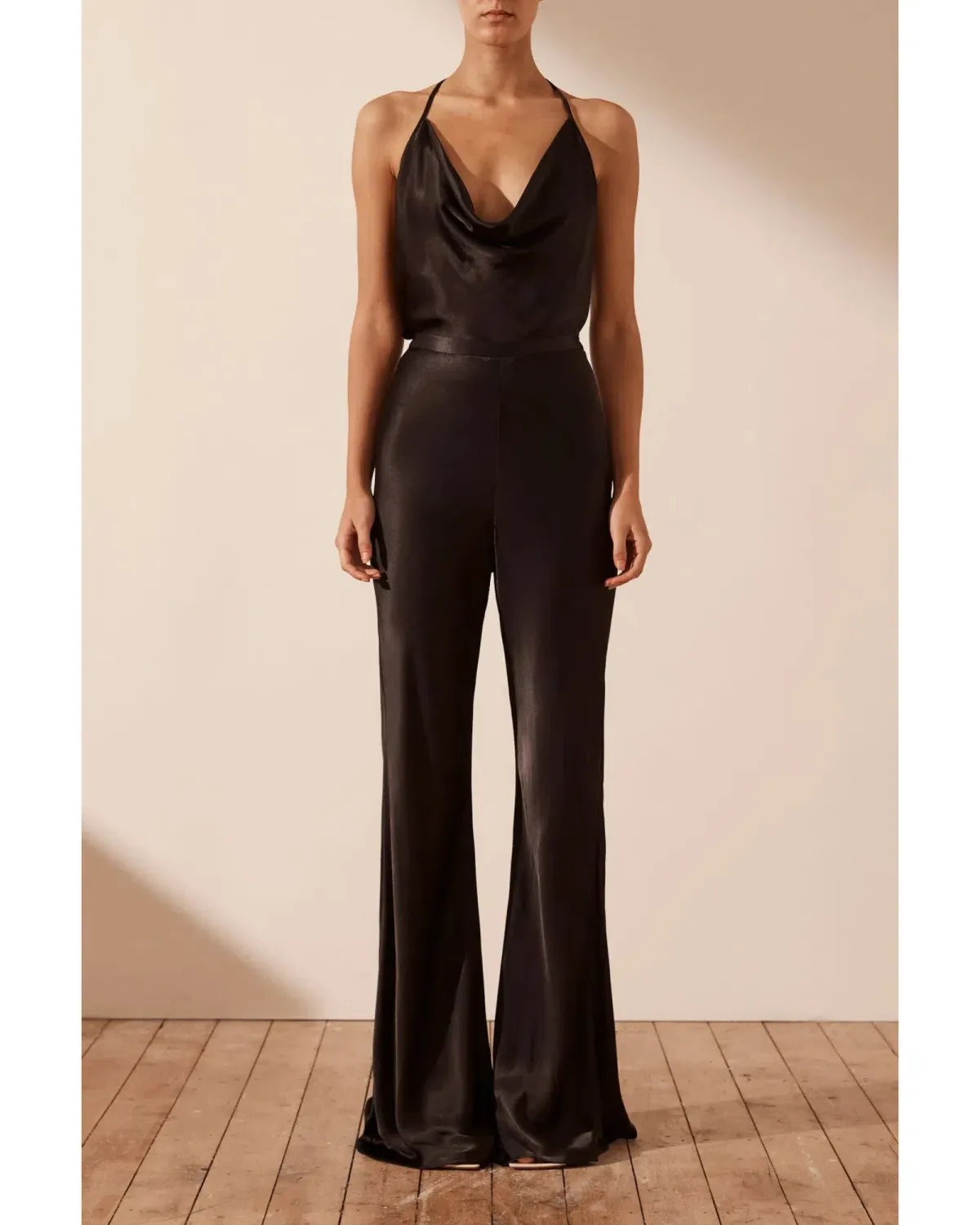 Shona Joy Camille Bias Cut Pants Black Size AU 12  - Image 1