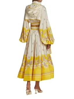 Zimmermann High Tide Crop Jacket and Skirt Set Print Size 4/Au 16 for rent on The Volte - image 4