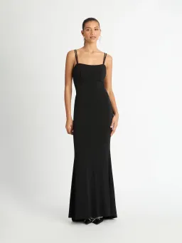 Sheike Monaco Maxi Dress Black Size 6 for rent on The Volte - image 1