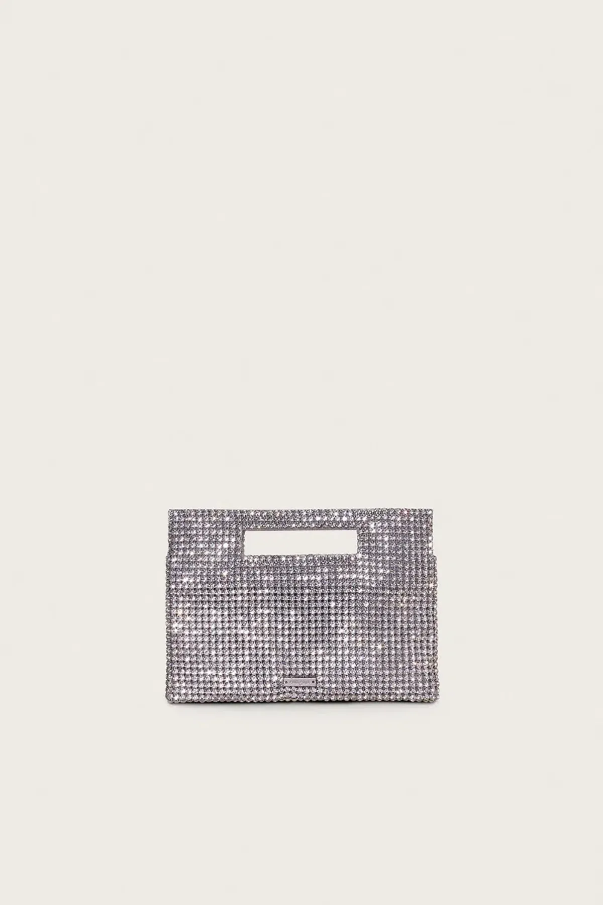 Cult Gaia Lucinda Mini Shoulder Bag Rhinestone Silver - Image 3
