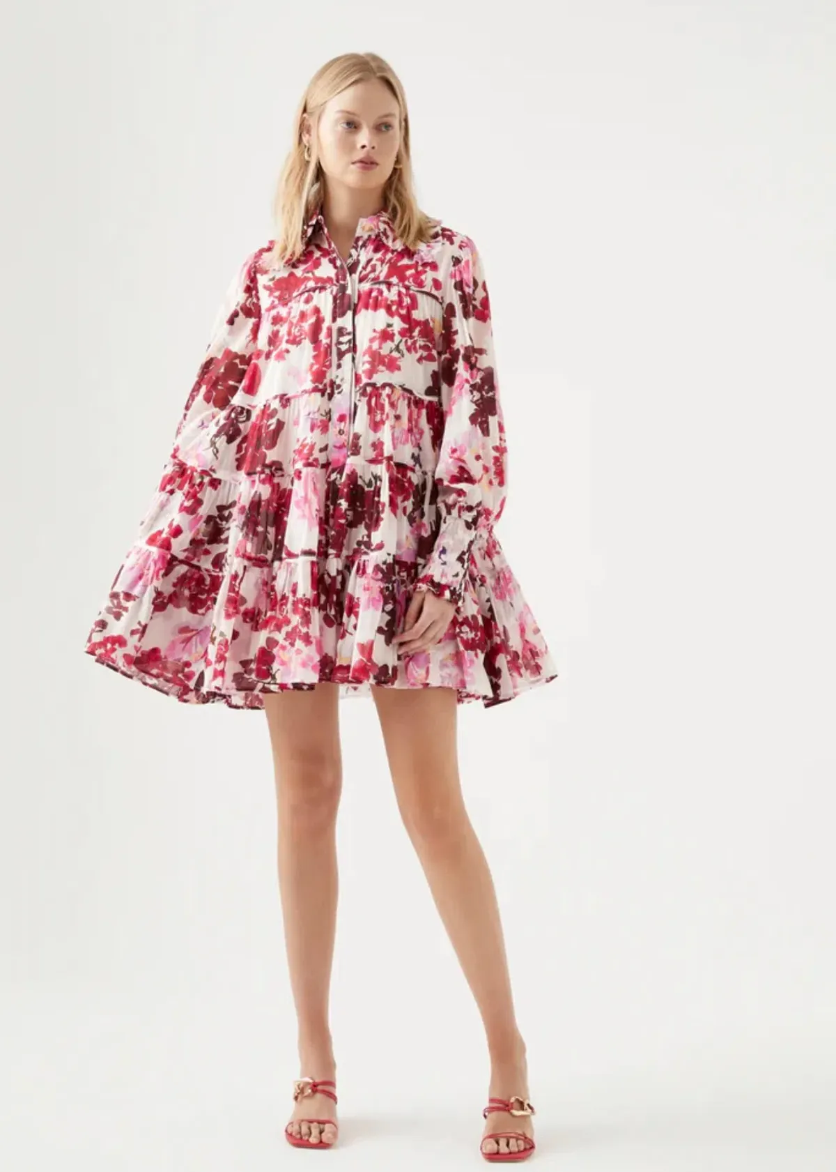 Aje Wilderness Smock Dress Size 10 - Image 1