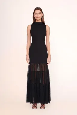 Staud Daffodil Dress Black Size M/AU 10 for rent on The Volte - image 1