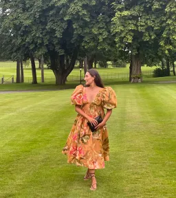 Anouki Cotton Floral Maxi Dress Floral Size 8  for rent on The Volte - image 6