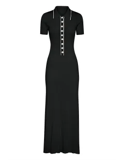 Anna Quan Laurel Penelope Midi Raven Black Dress Size 14 for rent on The Volte - image 7