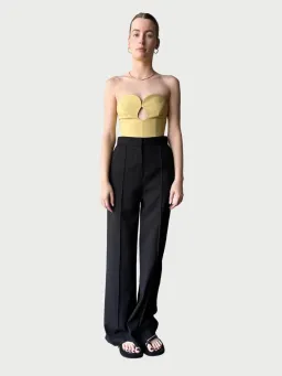 Camilla and Marc Brixton Bodice Mustard Yellow Size AU 8 for rent on The Volte - image 1