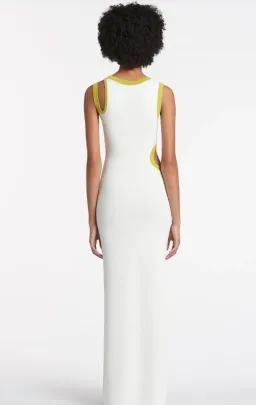 Sir The Label Evalina Cut-out Dress White Size AU 8 for rent on The Volte - image 2
