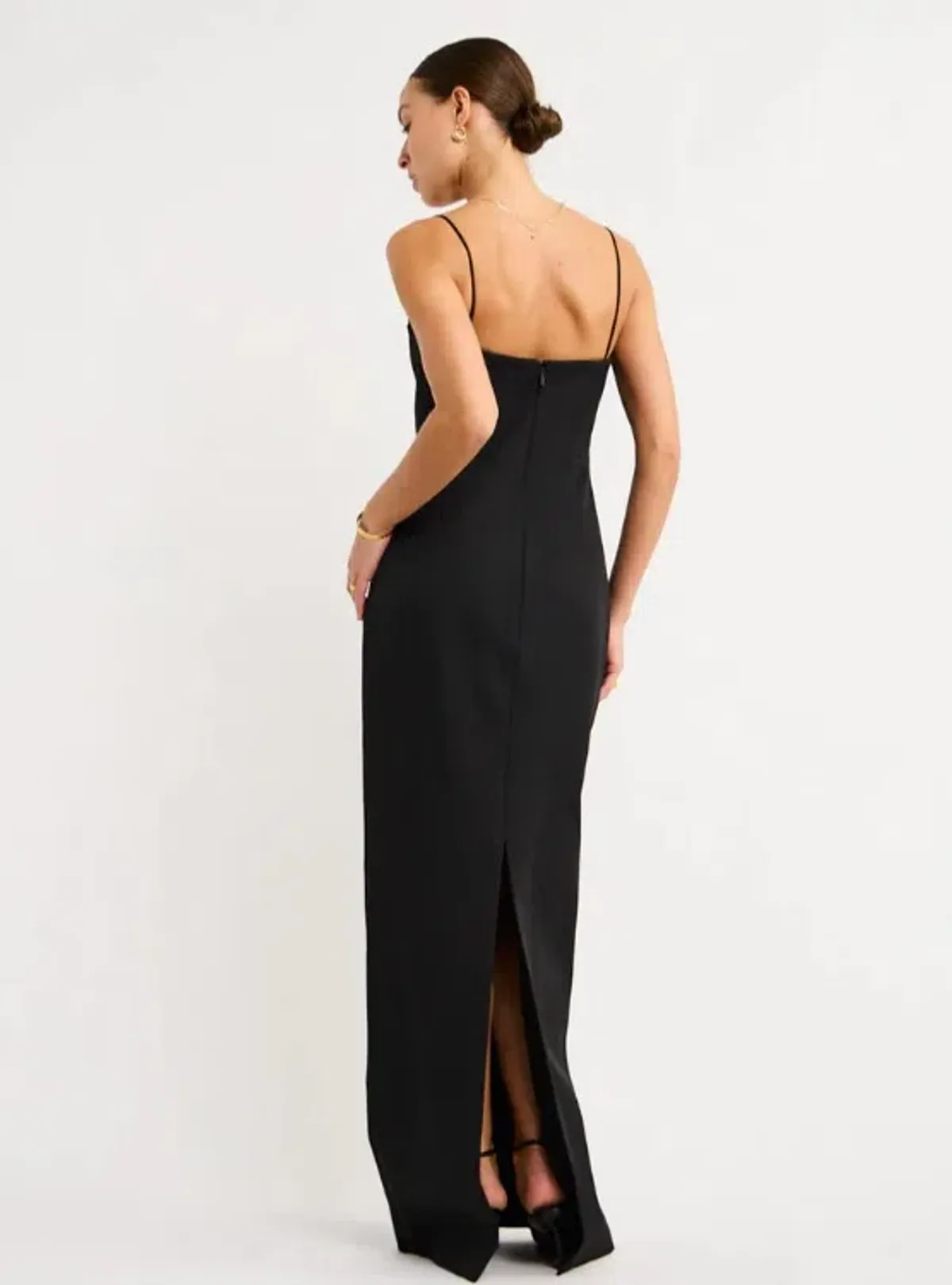 Rachel Gilbert Bodie Gown In Black Size AU 8 - Image 2