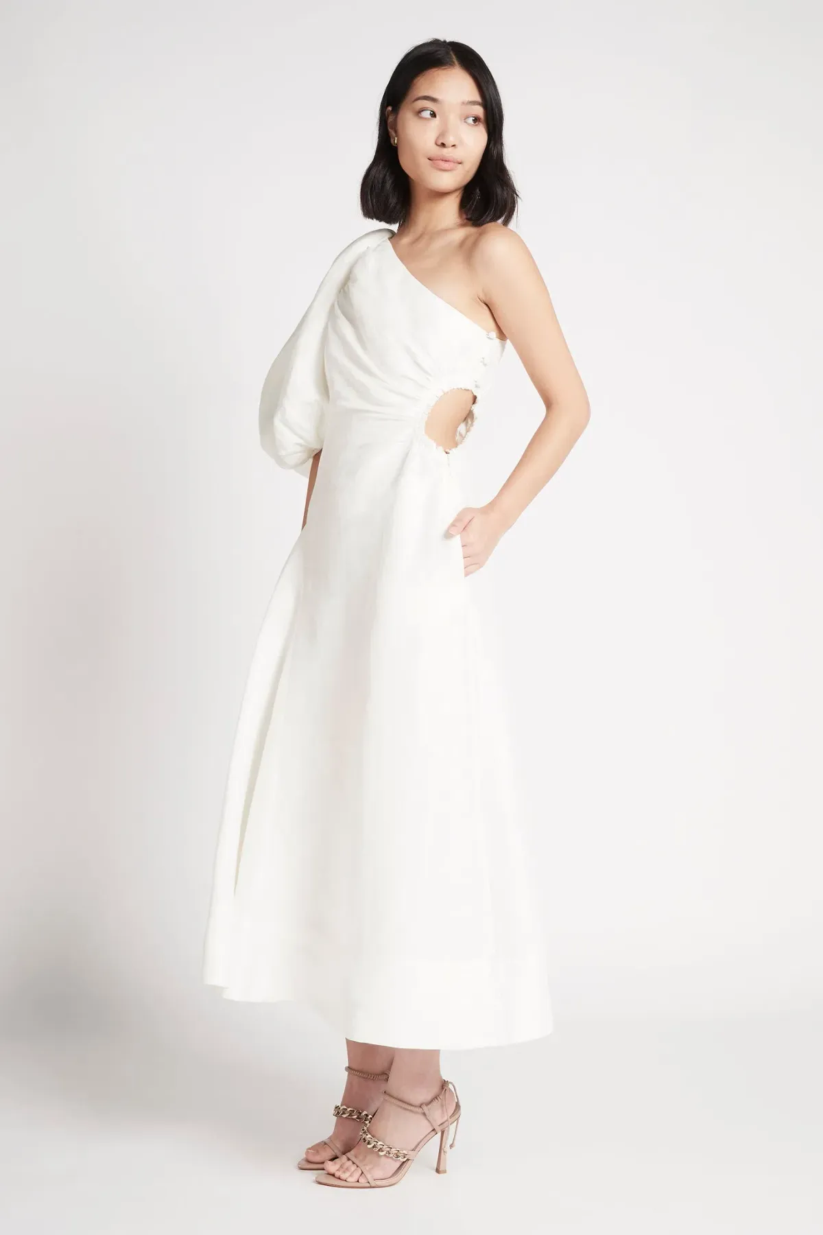 Aje Concept Dress Ivory Size US 2 / AU 6 - Image 2