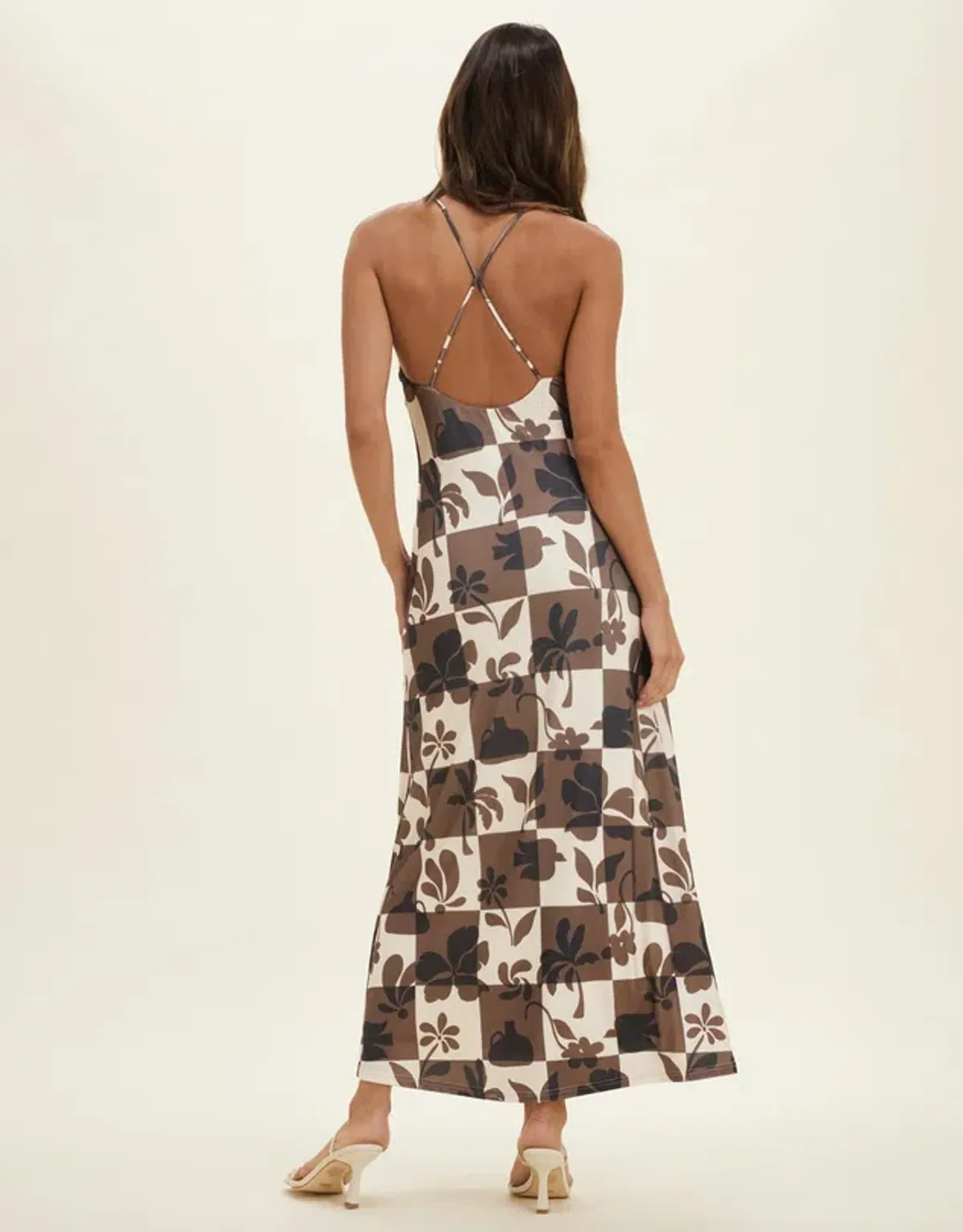 Lover Jade Strap Midi Dress Jade Print Size 6 - Image 3
