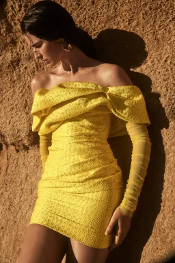 Eliyah The Label Oscar Dress Yellow Size 12 for rent on The Volte - image 2