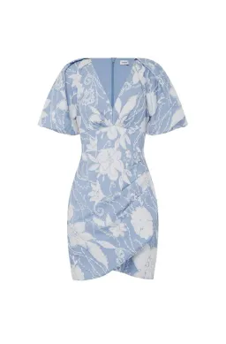 Sheike Heaven Sent Dress Blue Floral Size 14 for rent on The Volte - image 3