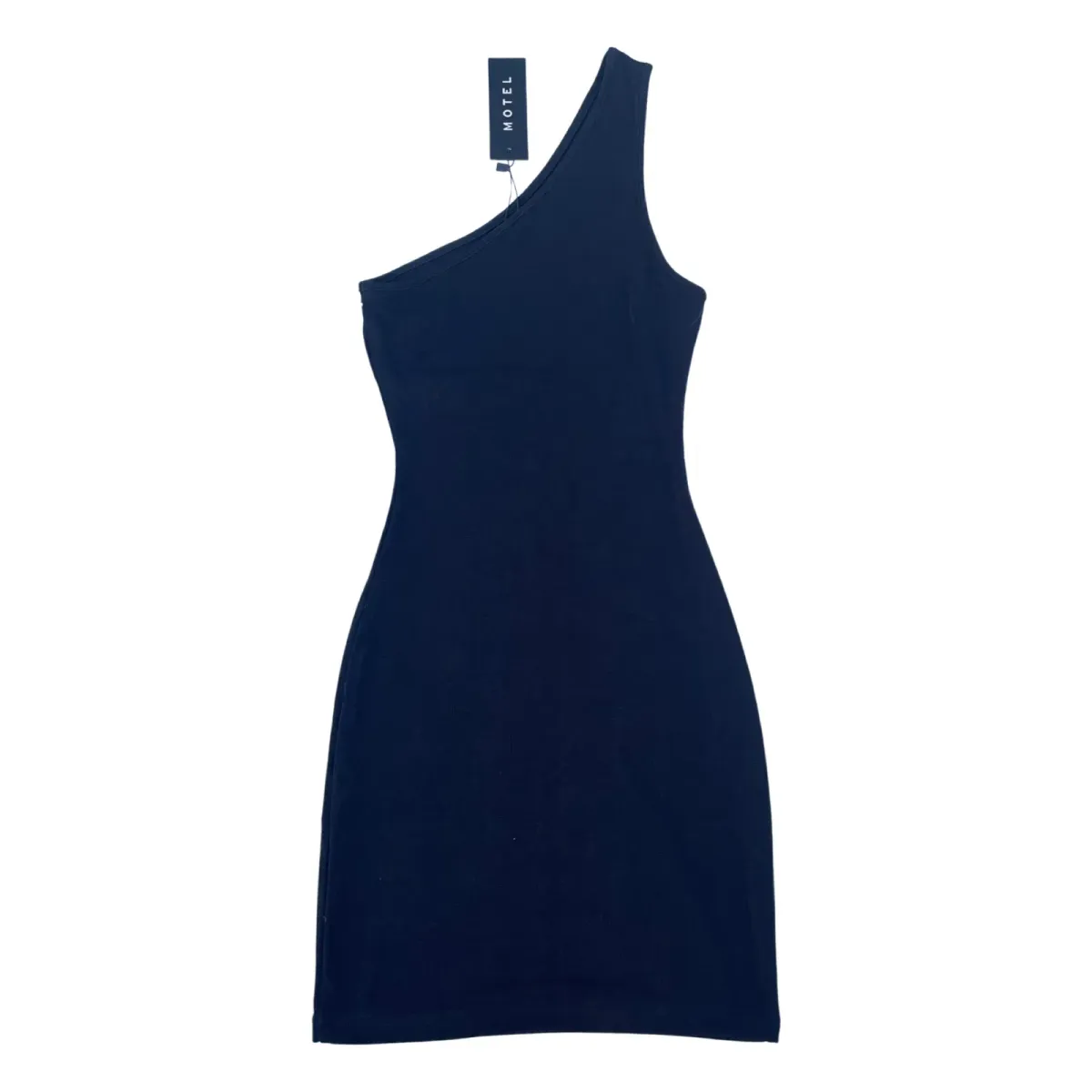 Motel Rocks Mandan Black One Shoulder Mini Dress w/ Diamantes Size XS/AU 6 - Image 5