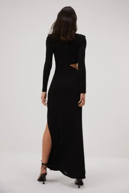 Misha Akari Gown Black Size 8/S for rent on The Volte - image 3