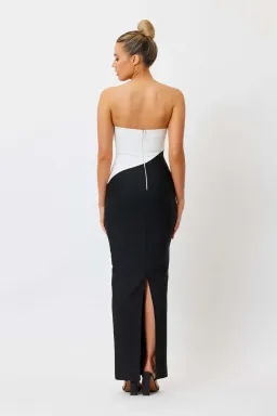 Bianca and Bridgett Lucy Midi Dress White/Black Size 6 for rent on The Volte - image 2