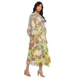 Alemais Farrah Maxi Dress Multi Floral Size AU 10 for rent on The Volte - image 2
