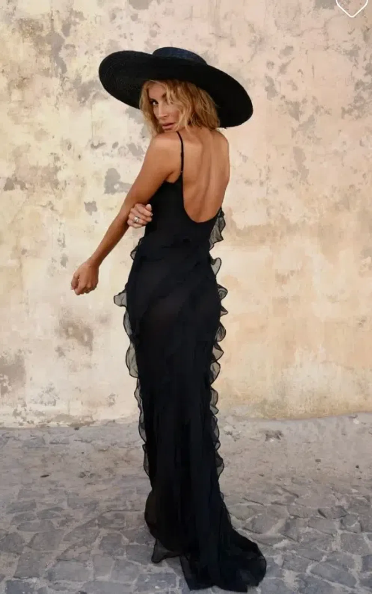 Rat & Boa Selena Ruffle Cecelia Dress Black Size 10 - Image 1