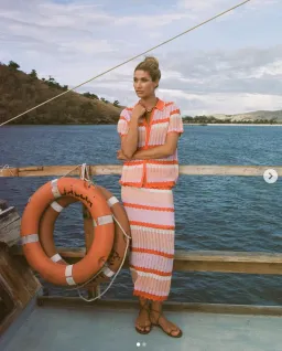 Steele Kono Polo & Lucia Skirt Set Multi Size AU 10 for rent on The Volte - image 1