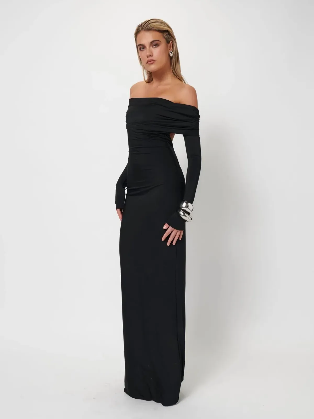 Effie Kats Gwen Gown Black Size M / AU 10 - Image 4