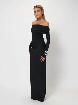 Effie Kats Gwen Gown Black Size M / AU 10 for rent on The Volte - image 4