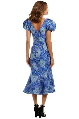 Love Honor Argento Midi Cobalt Blue Size AU 8 for rent on The Volte - image 3