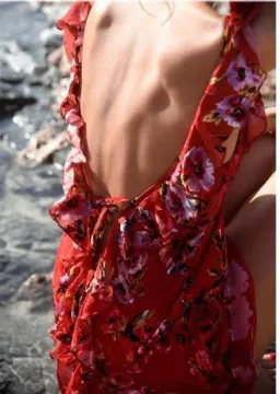 Rat & Boa Romy Dress Red Size S/Au 8 for rent on The Volte - image 2