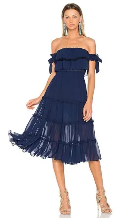 MISA Los Angeles Micaela Dress in Navy size XS for rent on The Volte - image 1