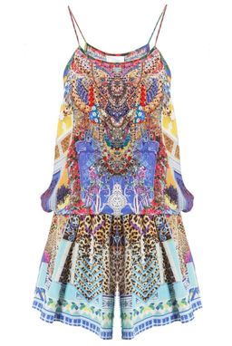 Camilla Bohemian Bounty Shoestring Strap Playsuit Blue Size 14 for rent on The Volte - image 2
