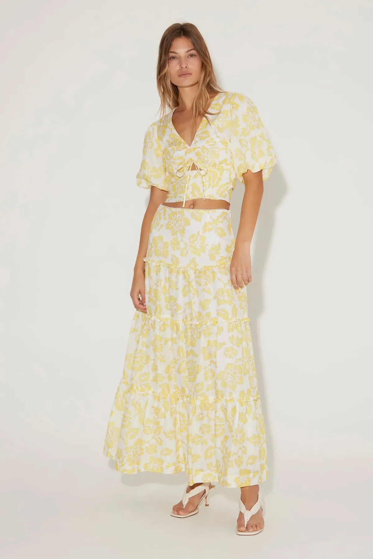 Hansen and Gretel Evergreen Skirt Soleil Floral Size 6 - Image 2