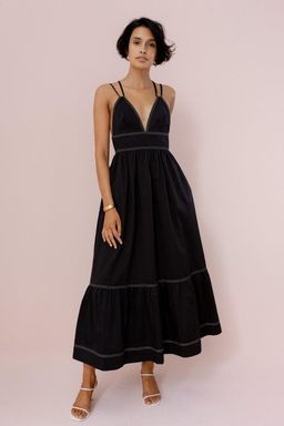 POSSE LOTUS DRESS - BLACK for rent on The Volte - image 1