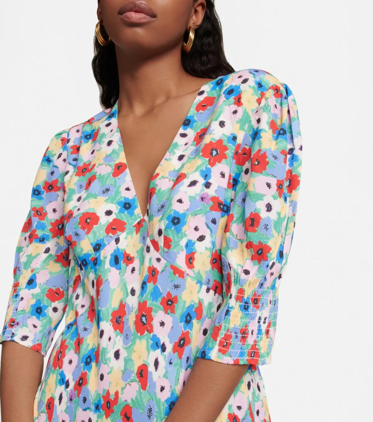 Rixo Zadie Floral Maxi Dress Size 12 - Image 2