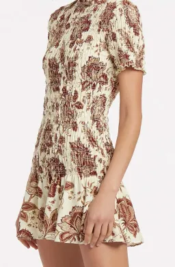 Sir The Label Rei Mini Dress Floral Print Size 1 / AU 8  for rent on The Volte - image 2