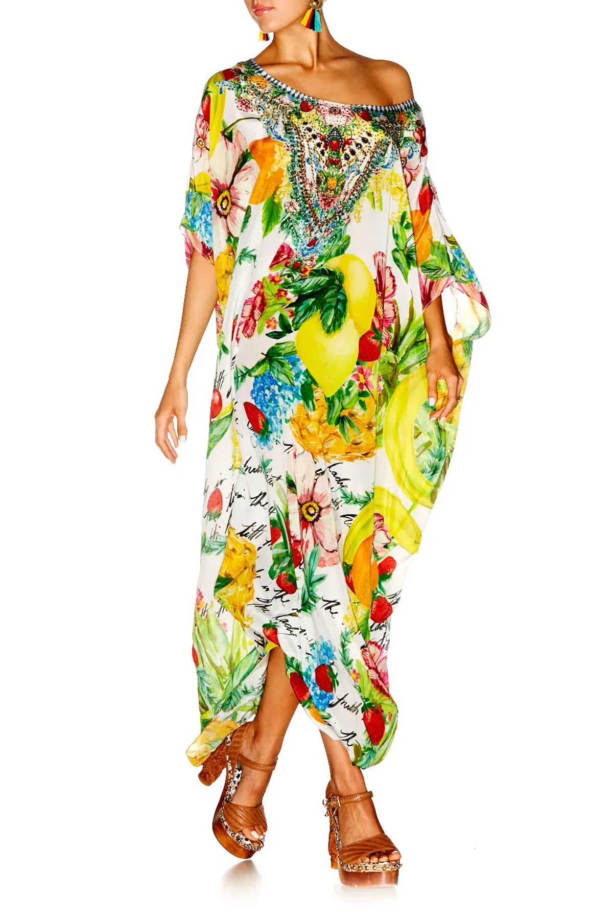 Camilla There's No Place Like Rio Round Neck Kaftan One Size - Image 1