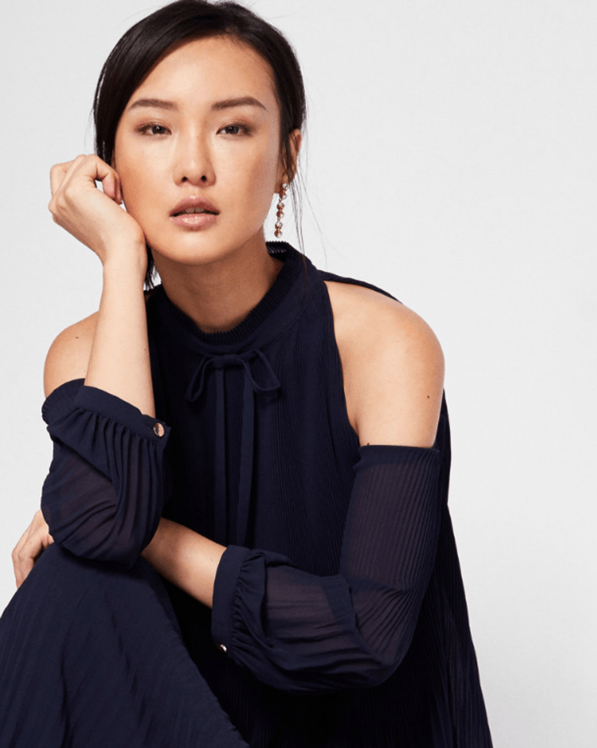 Ted Baker Rebessa Maxi Dress navy size 14 - Image 2