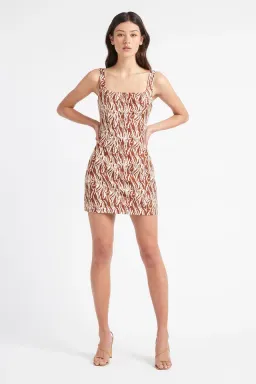 Kookai Reyna Mini Dress Print Size 8 for rent on The Volte - image 1