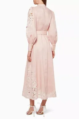 Zimmermann Freja Embroidered Dress in Blossom Size 0/Au 8 for rent on The Volte - image 3