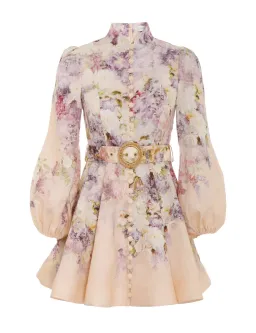 Zimmermann  Lyrical Buttoned Mini Dress Floral Size 2 / AU 12 for rent on The Volte - image 2