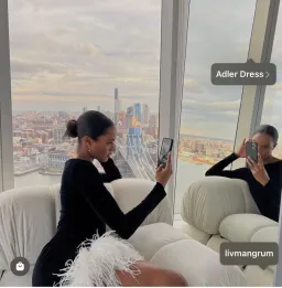 The Bar Adler Dress Black Size AU 6 for rent on The Volte - image 3