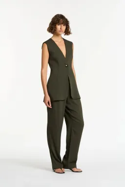 Sir The Label Gilles Vest Green Size AU 6 for rent on The Volte - image 1