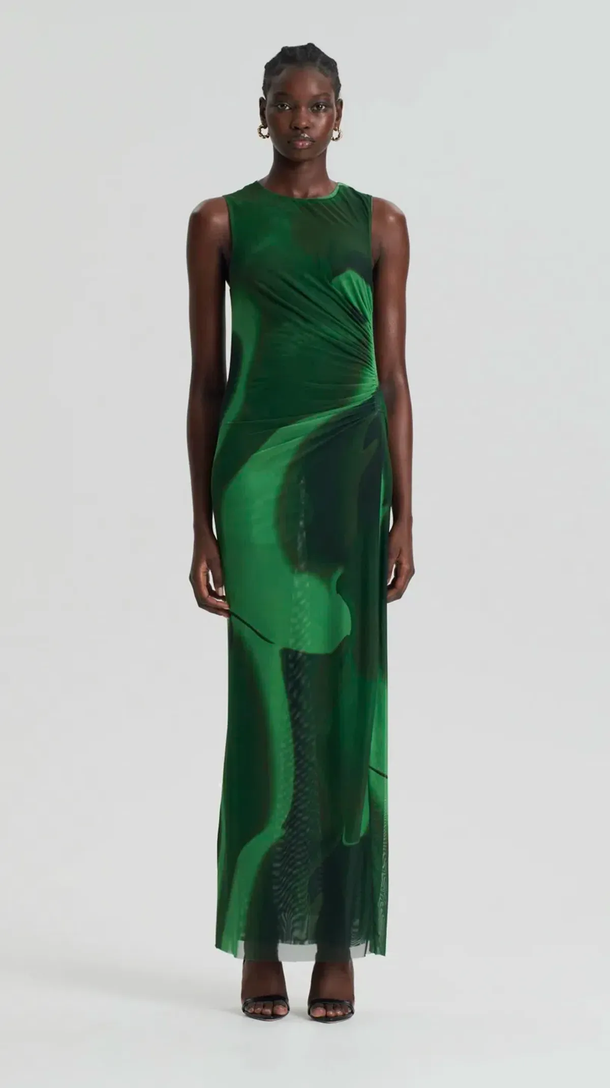 Scanlan Theodore Safari Italian Watercolour Dress Safari Size 10 - Image 2