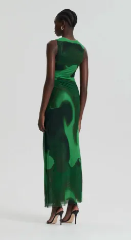 Scanlan Theodore Safari Italian Watercolour Dress Safari Size 10 for rent on The Volte - image 3