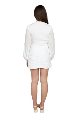 By Nicola Lolita Mini Dress White Size 12 for rent on The Volte - image 3